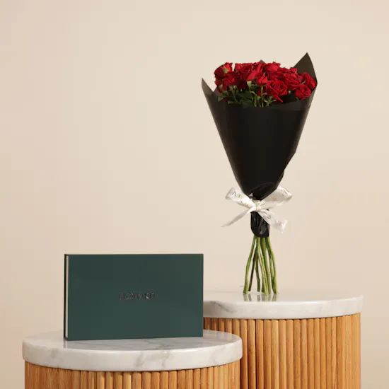 Floward Chocolate Box | Stunning Rose Bouquet