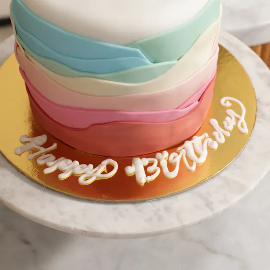 Floward Rainbow Butterfly Birthday Cake | Unique Flowers Bouquet