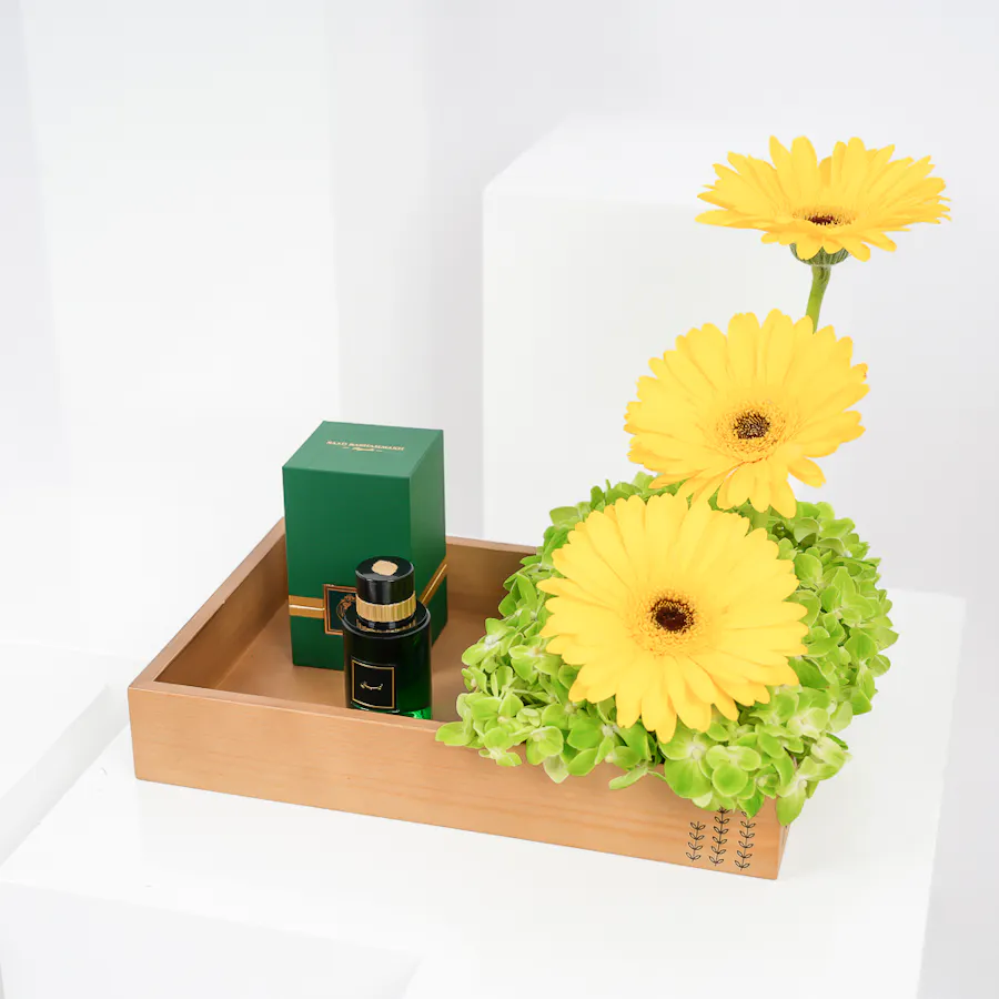 Saad Bashammakh Dehn Oud Nepali | Bright Flowers Tray 1