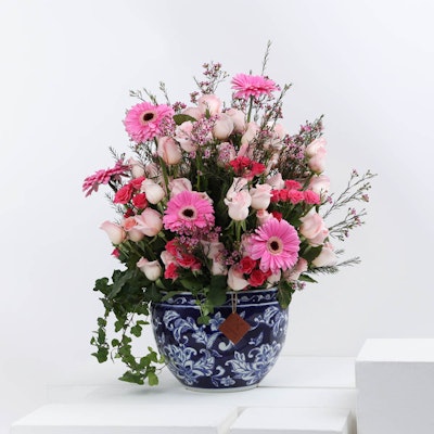 100 Flowers | Elegant Chinese Vase