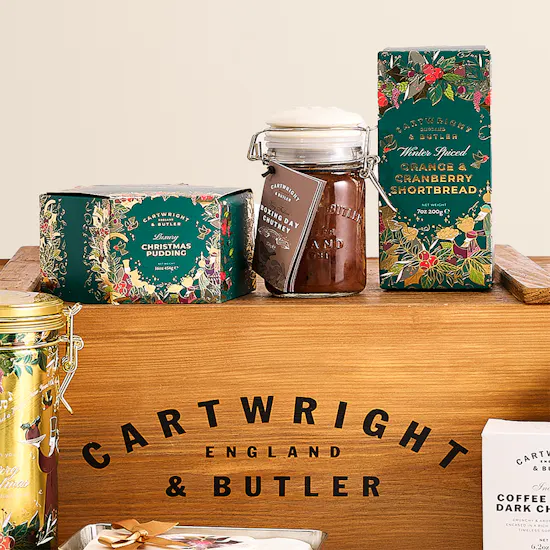 Cartwright & Butler Festive Crate | Love Roses Bouquet ♡