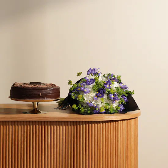 Sucre De Nada for Cakes | Colorful Garden Flowers Bouquet