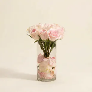 Blush Roses Vase Blush Roses Vase