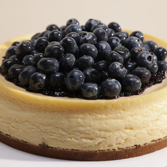 SugarMoo Blueberry Binge Cheesecake