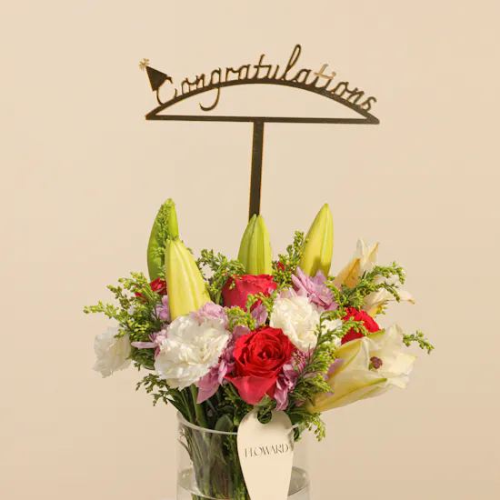 Bostani Chocolates Box | Congratulations Flowers Vase