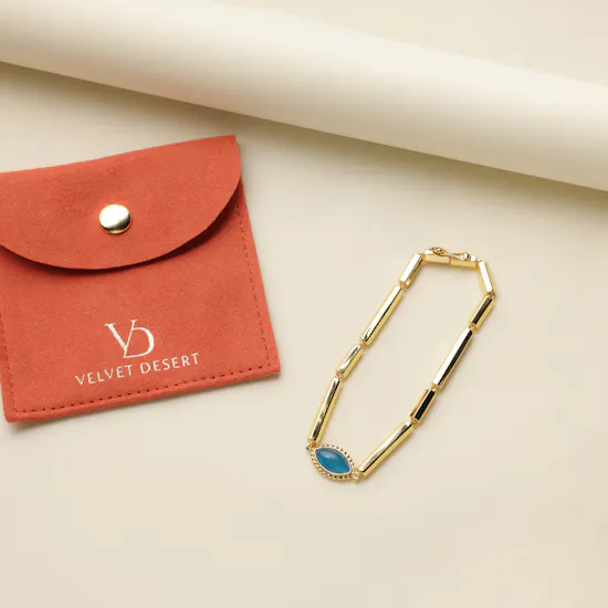 Velvet Desert Zuraida Horse Eye Agate Bracelet