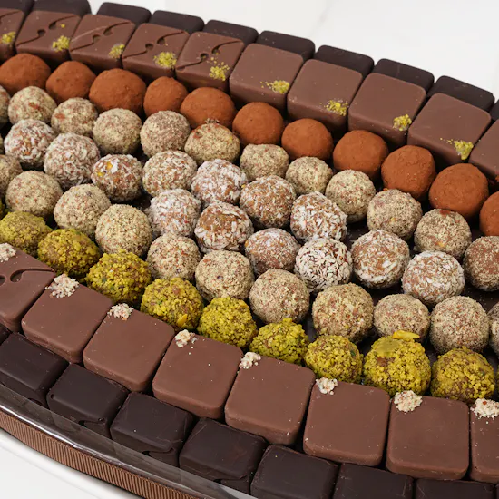 More Chocolate Alta Torre Bianca Tray | Flowers