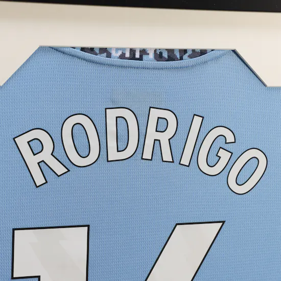 Rodri Manchester City Home 2024-2025 Signed T-Shirt