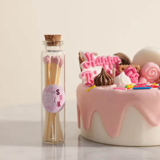 Done By SHK Happy Birthday Cake Candle