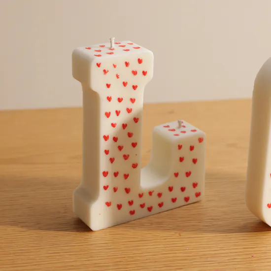 Melosa Love Word Candle