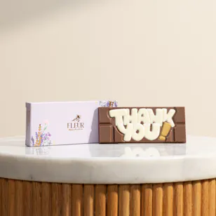 Fleur Thank You Chocolate Bar | 40 gm Fleur Thank You Chocolate Bar | 40 gm