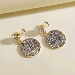 Caroline Svedbom Chloe Rocks Crystal Earrings