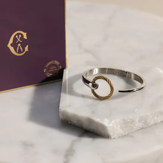 Charriol Infinity Zen Bangle