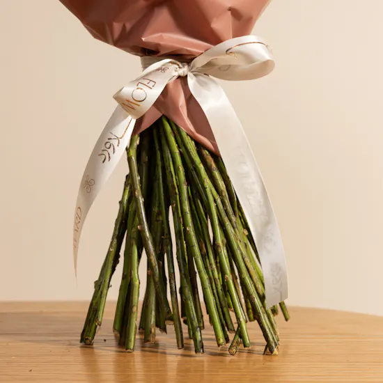 Pure White Rose Bouquet