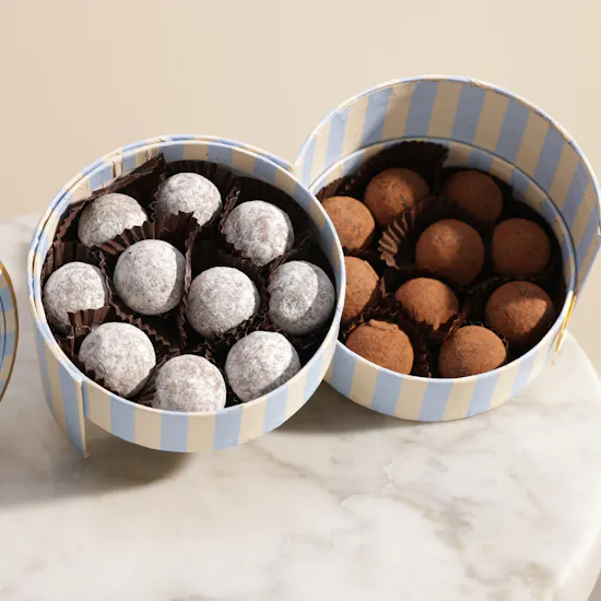 Charbonnel et Walker Milk and Dark Sea Salt Caramel Truffles Box