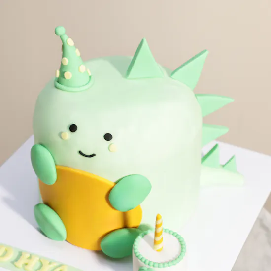 Floward Personalized 3D Baby Dinosaur Birthday Cake