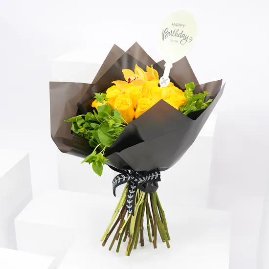 Birthday Magical Beauty | Black Wrap