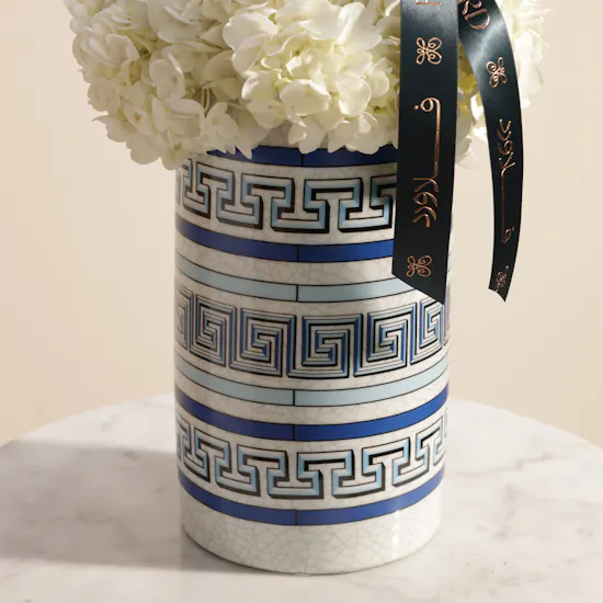 Blush Glow Flower Vase