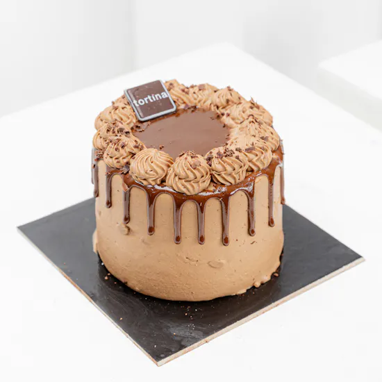 Tortina Mini Fudge cake | Happy Birthday Vase