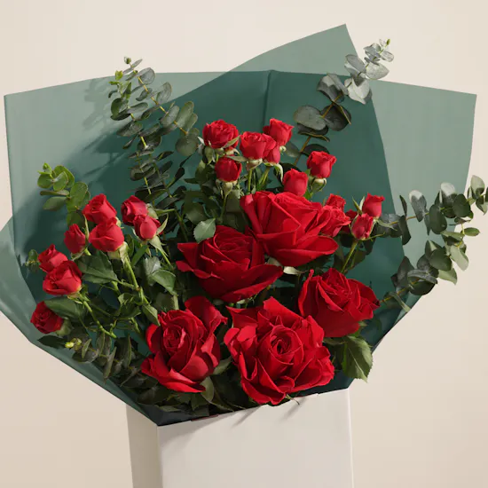 Velvet Red Rose Bouquet