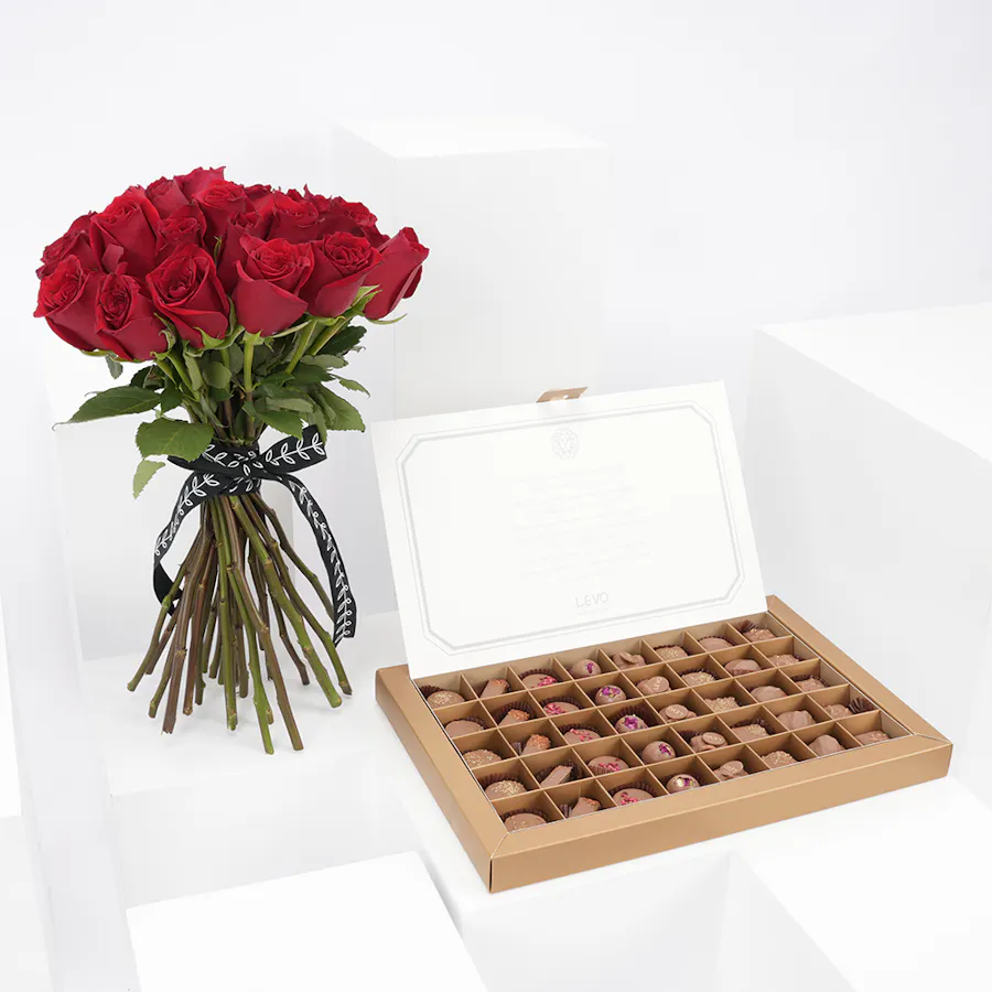 Levo Chocolate | Red Roses 2
