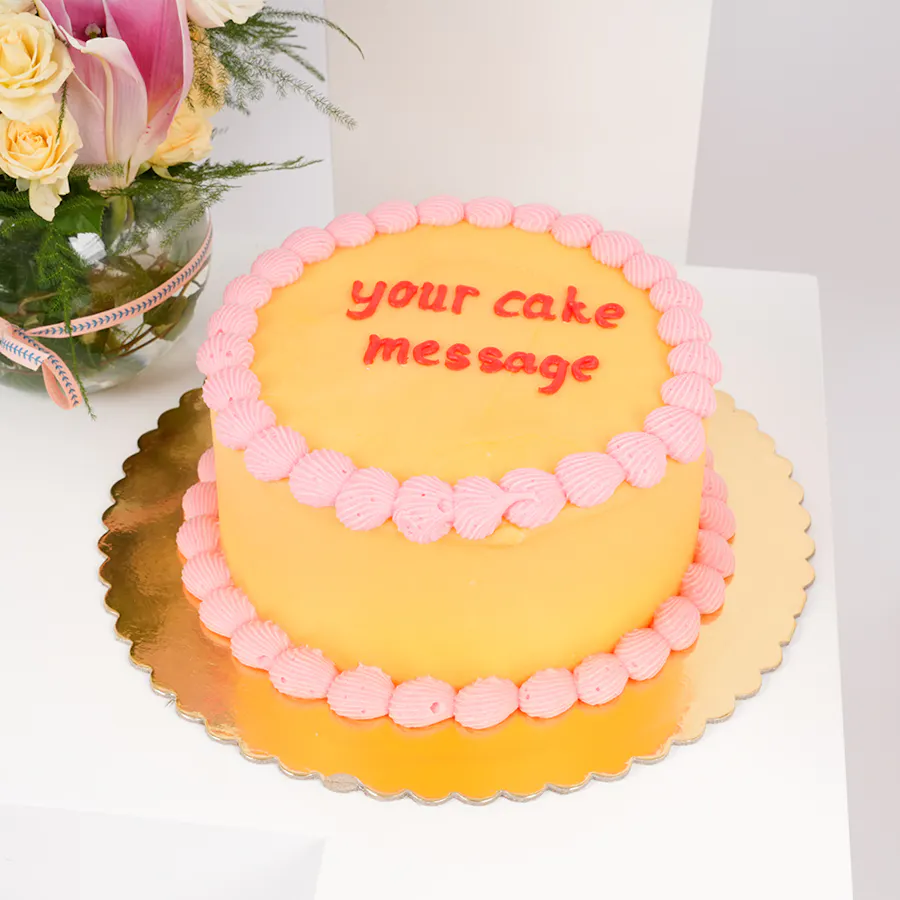 Helen's Bakery Personalized Chocolate Cake | Spring Vase 4