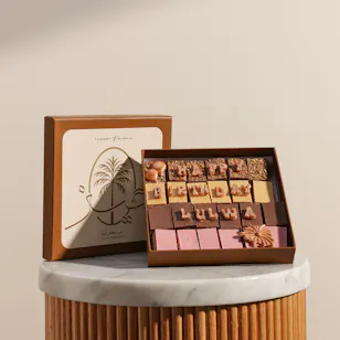 J's Bakery Birthday Personalized Love Bites Chocolate Box | 24 Pieces J's Bakery Birthday Personalized Love Bites Chocolate Box | 24 Pieces