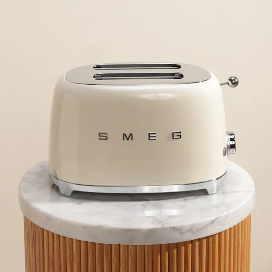 Smeg Toaster Glossy Beige 2 Slice