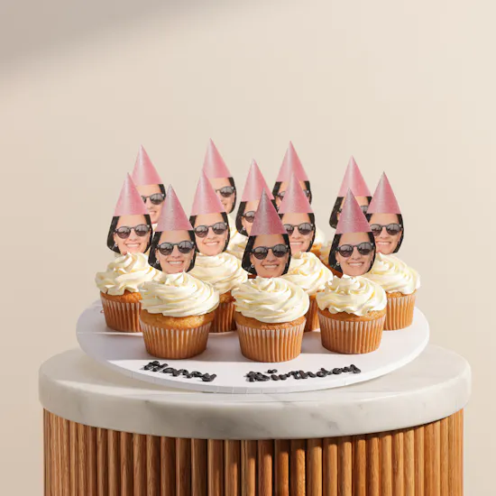 NQ's Bakery Personalized with Photo Cupcakes