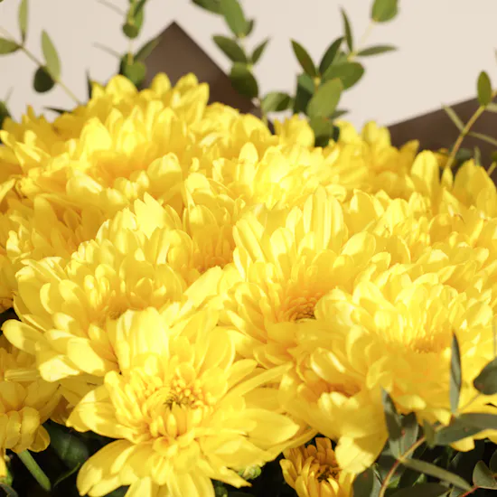 Floward Personalized Photo Chocolate Blue Cake | Elegant Flowers Bouquet and Yellow Balloons