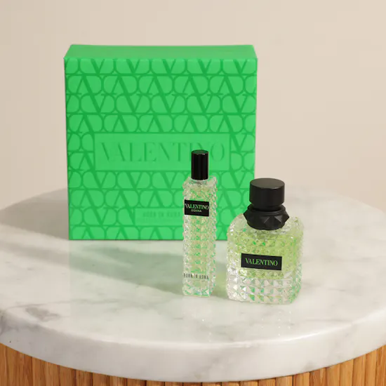 مجموعة عطر بورن إن روما جرين سترفاغانزا او دي بارفيوم للنساء من فالنتينو
