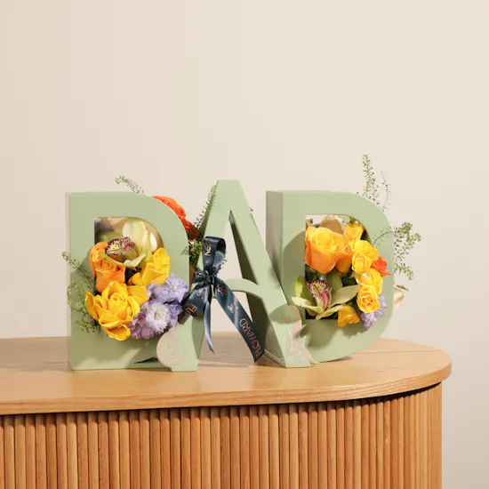 DaD's Love Flowers Vase