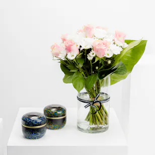 Candle Connection Set | Pink Summer Vase 