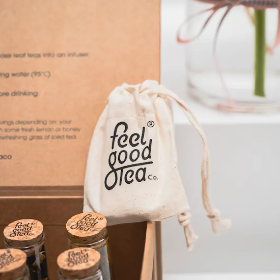 Feel Good Tea Original Discovery Box | Blooming Delight Vase