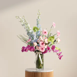 Nachtmann Radiant Flowers Crystal Vase
