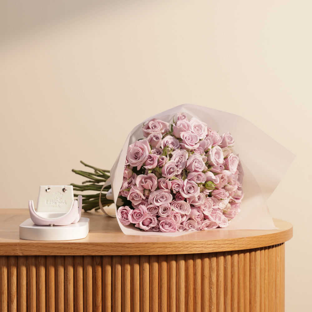 أقراط صغيرة للأطفال من ليتل بينك | باقة فريدة 