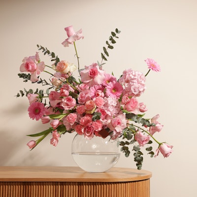 Enchanting Pink Petals Vase