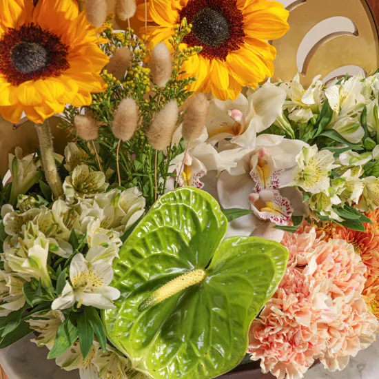 Festive Full Moon Flower Tray
