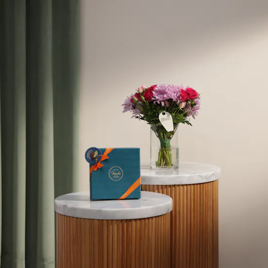 Venchi Murrine Gianduiotto Blue Gift Box | Grand Gesture Flowers