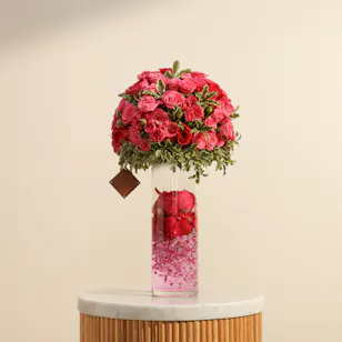 Color Burst Flower Vase