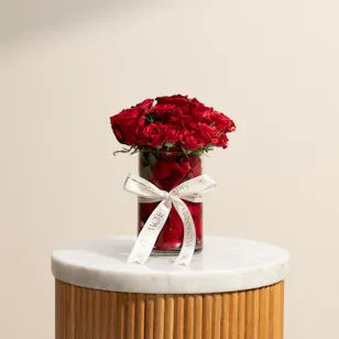 Red Symphony Rose Vase