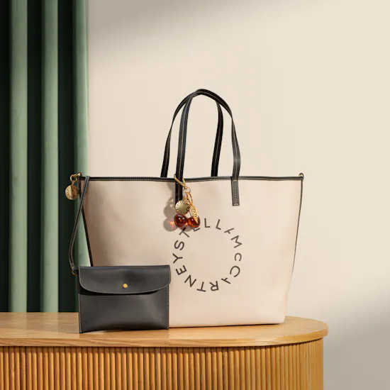 Stella McCartney H&M Large Canvas Tote Bag with Charm