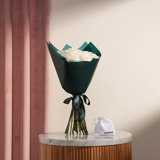 Mubkhar Siyoufi Bukhoor | White Rose Bouquet