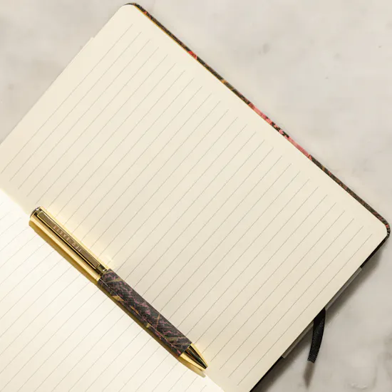 Ted Baker Floral Pen and Notebook Set
