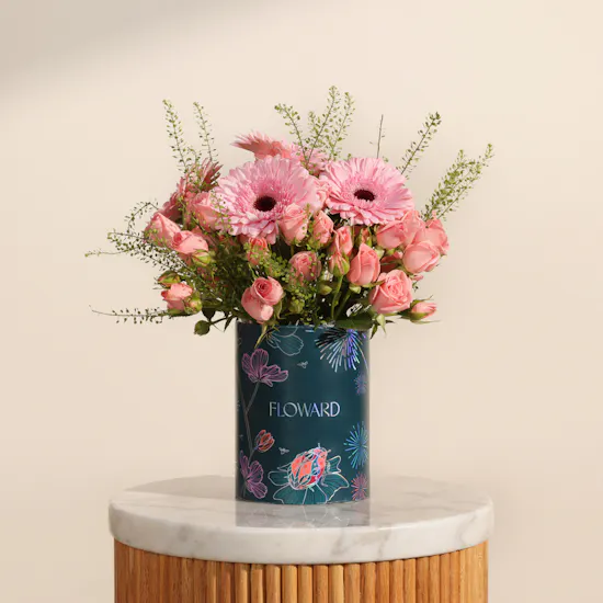 Pink Delight Flower Box