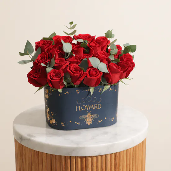 Joyous Red Rose Box