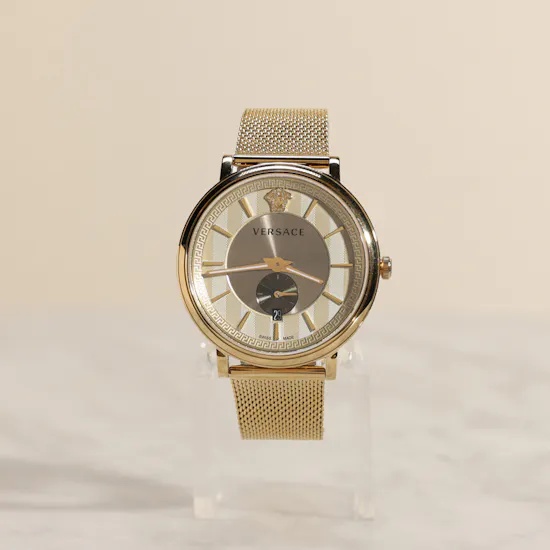 Versace V Circle Gold Men's Watch