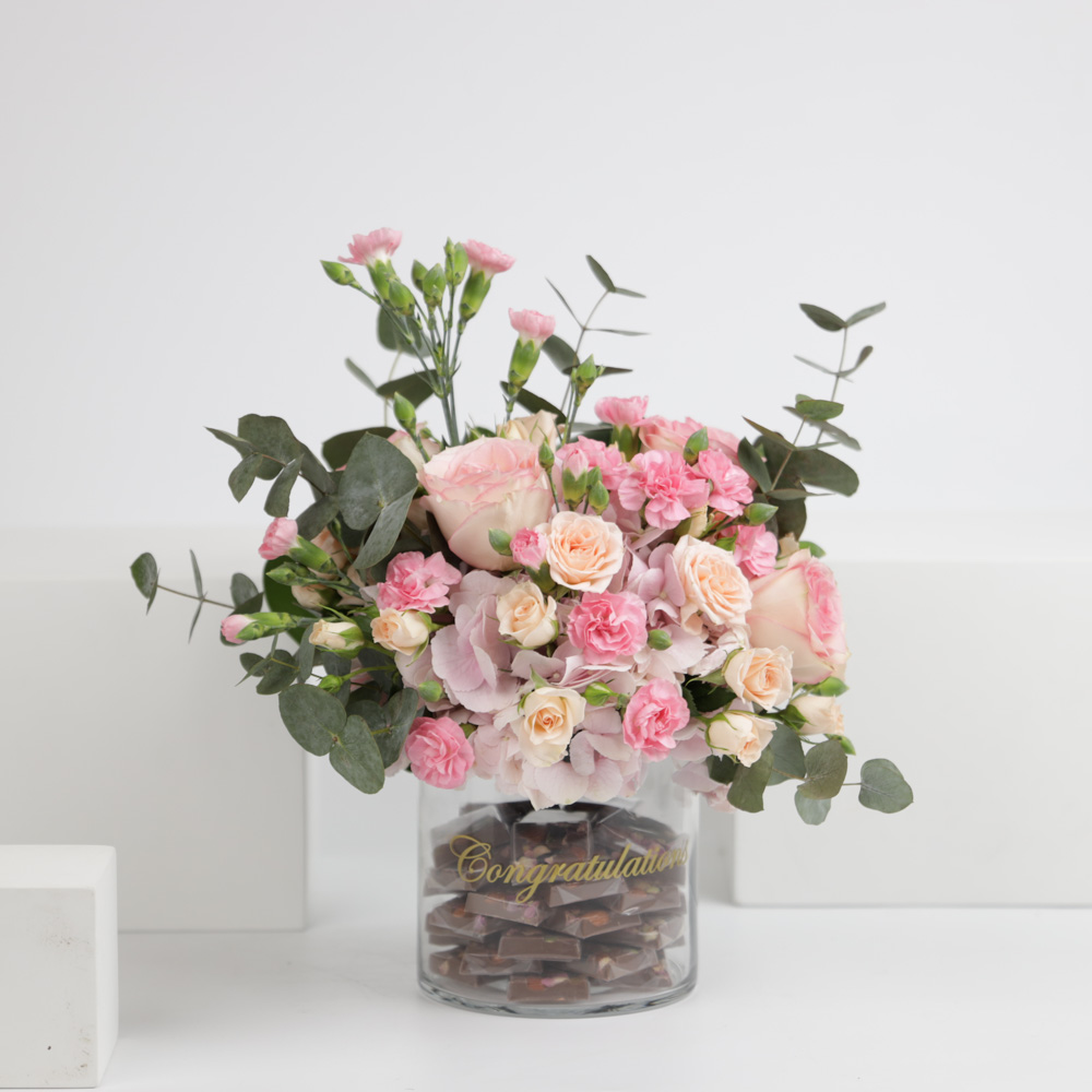 Congratulation Chocolates | Pink