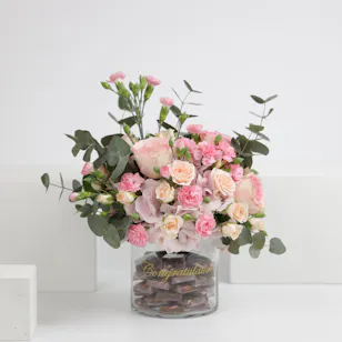 Congratulation Chocolates | Pink