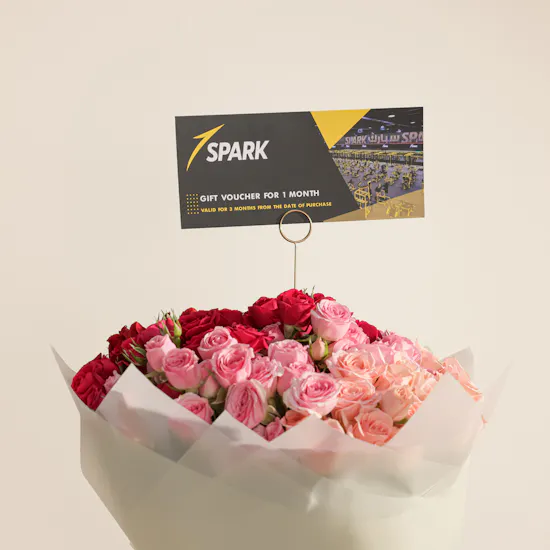 Spark Athletic Center Subscription Gift Voucher for Women | Royal Flowers